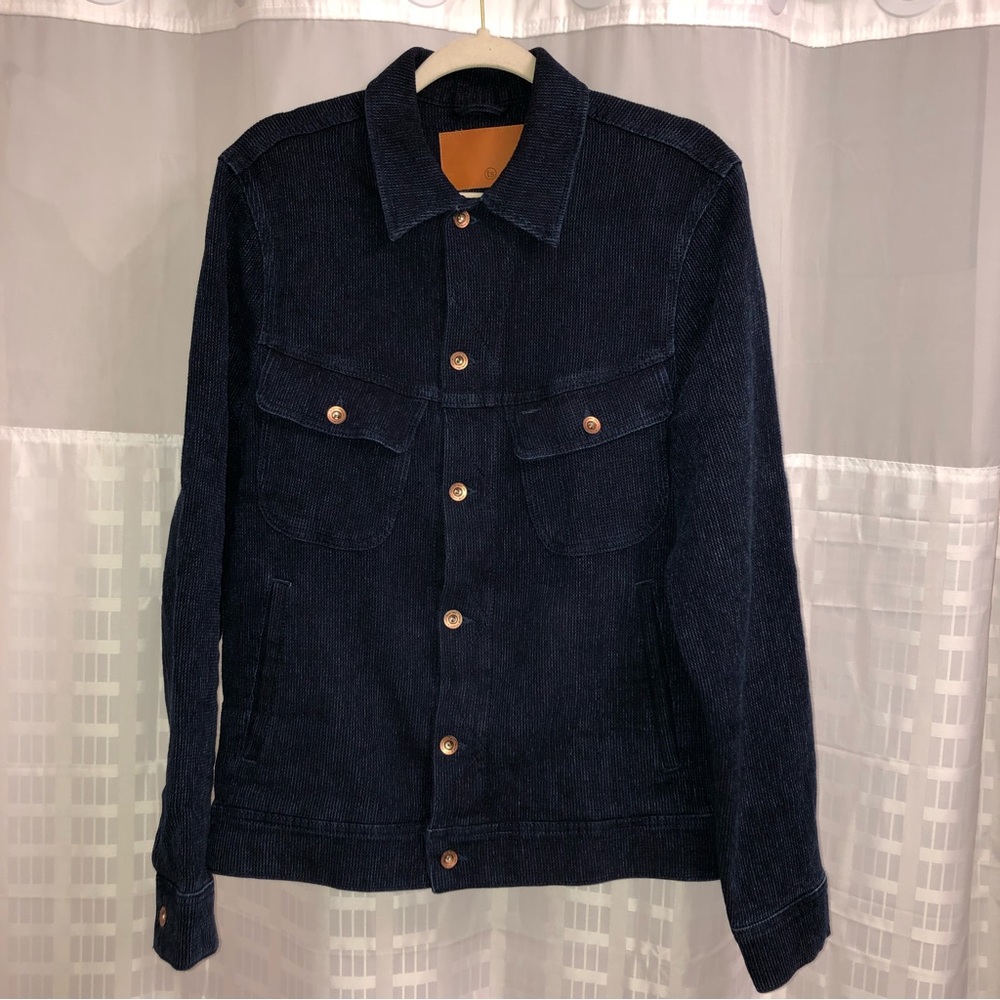 Taylor Stitch Long Haul Jacket in Indigo Waffle - TS 36 (fits like a Small)